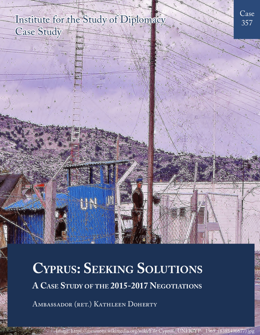 Case 357 - Cyprus: Seeking Solutions - A Case Study of the 2015-2017 Negotiations